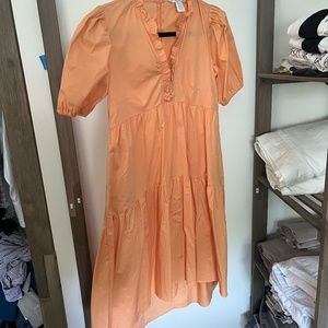 London Times Orange Midi